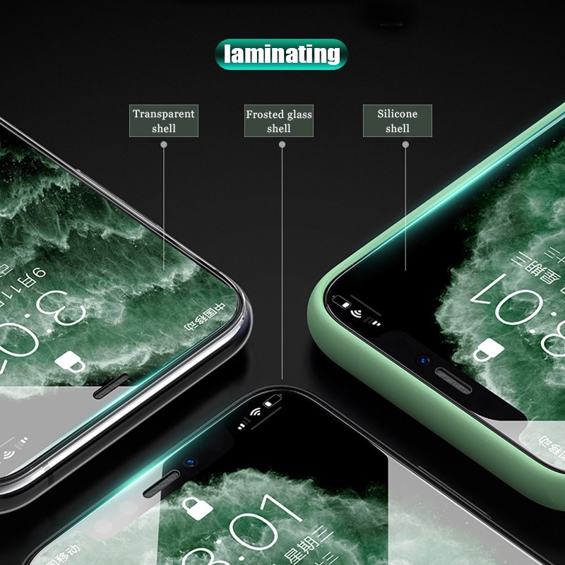 Kính Cường Lực Bảo Vệ Màn Hình 100D Cho iPhone14 13 12 11 Pro Max XS XR X 7 Plus SE 2020 6S 6 7 8 Plus H9