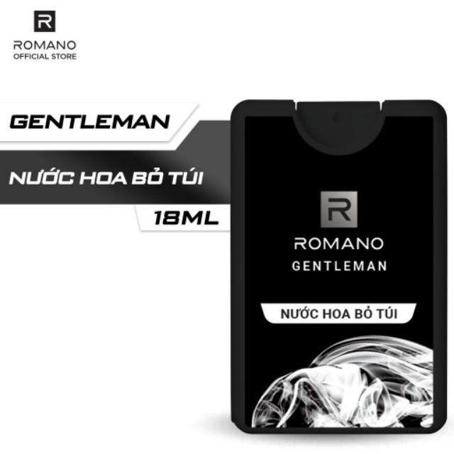 NƯỚC HOA ROAMNO CAO CẤP CLASSIC/ ATTITUDE/ FORCE/ GENTLEMAN BỎ TÚI 18ML