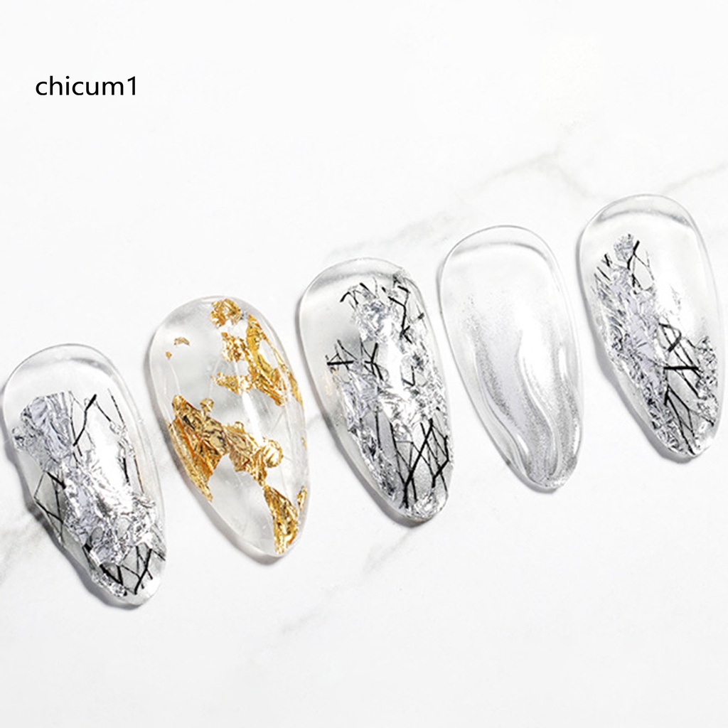 Lưới Lá Vàng Nhiều Màu Trang Trí Móng Tay Cho Nữ