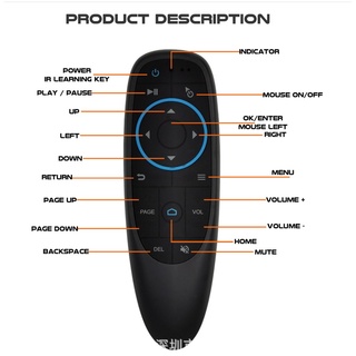 Điều khiển Chuột bay tìm kiếm giọng nói Air Mouse Remote Voice G10 / G10S / Q6 / V1