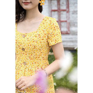 Váy nữ THIẾT KẾ hoa dáng xòe