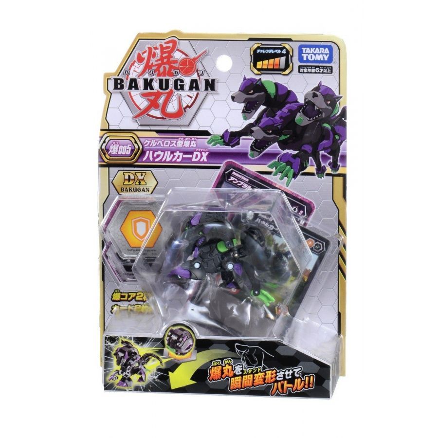 Đồ chơi BAKUGAN - SIÊU CHIẾN BINH SÓI 3 ĐẦU DX HOWLKOR BLACK - Mã SP 124733