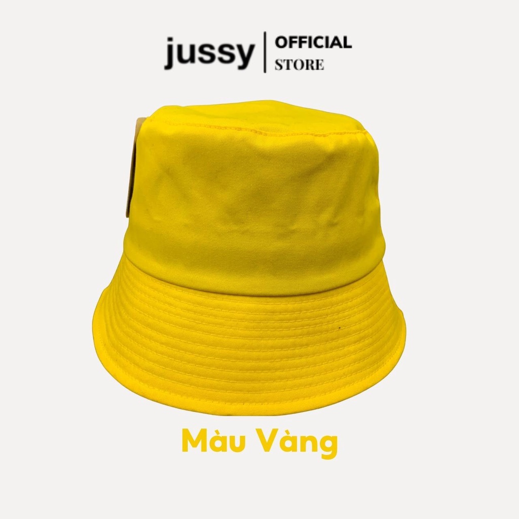 Mũ Bucket Trơn Vành Cụp Jussy Fashion Phong Cách Nón Tai Bèo Cụp Cá Tính Chất Vải Kaki Ao Cấp Form Chuẩn Đẹp