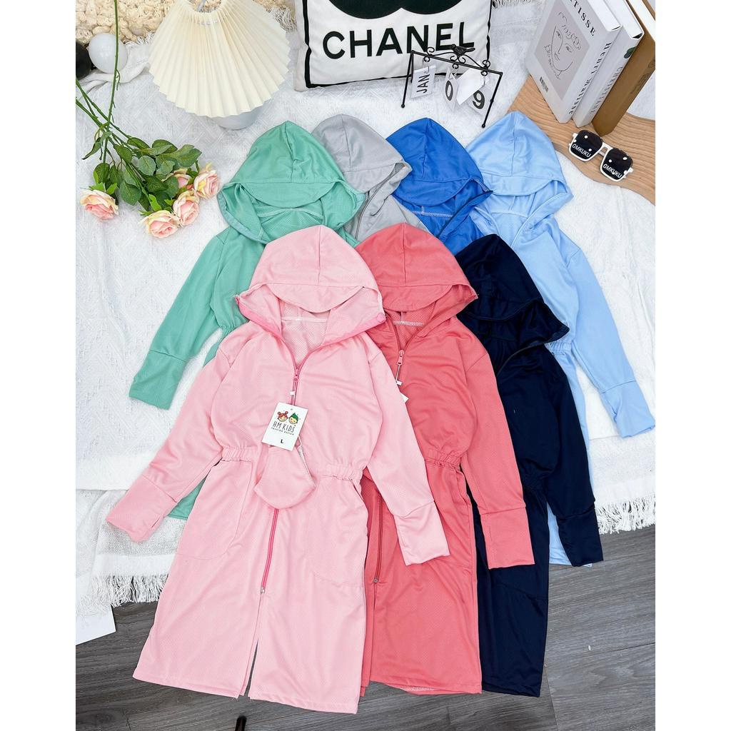 Aó choàng chống nắng toàn thân thông hơi kim cương cao cấp