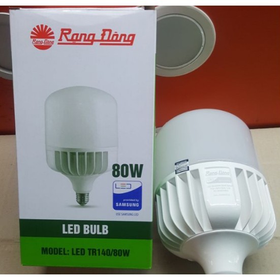 (nguyendangphieuchi2020) Bóng đèn LED Bulb trụ 80W Rạng Đông