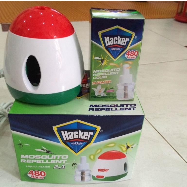 Máy Xông Tinh Dầu Đuổi Muỗi Hacker + 1 Lọ Tinh Dầu