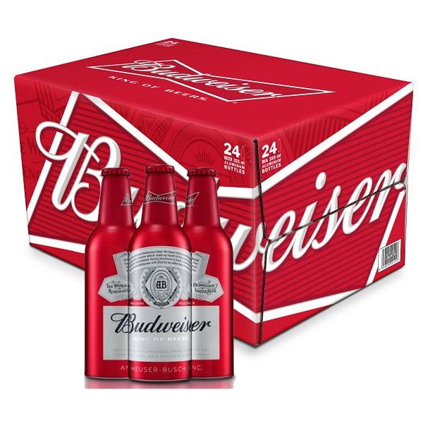 Thùng 24 lon bia Budweiser 330ml