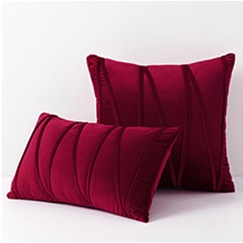 Vỏ Gối Nhung Hình Vuông 50x50 45x45 30x50cm Phong Cách Bắc Âu