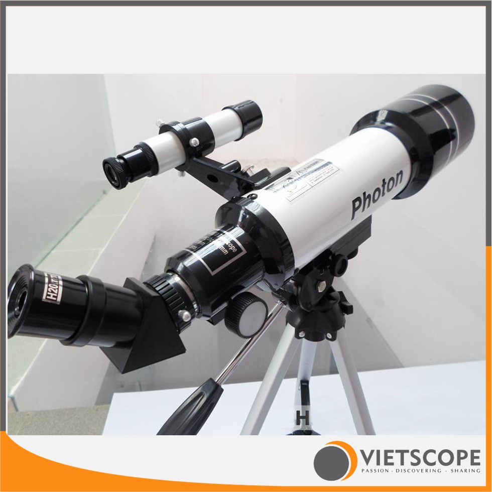 ℗✘Kính thiên văn khúc xạ 70F400 Option 2 tặng kèm la bàn