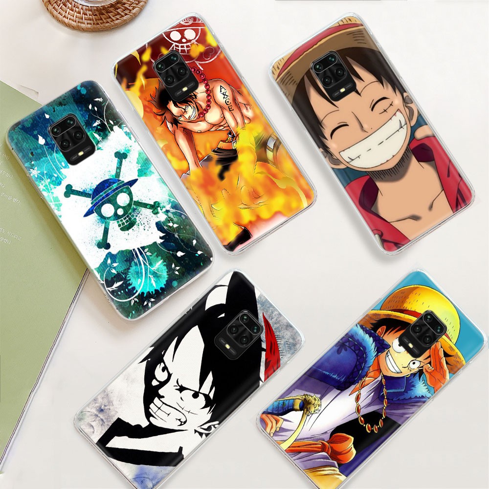 Ốp Lưng Trong Suốt In Hình One Piece Cho Xiaomi Redmi Note 9 Se Pro Max 9s 9c 9a Lite Blackshark 2 3