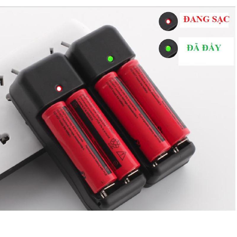 Bộ Sạc Đôi Đa Năng Dùng Cho Các Loại Pin Li-Ion 18650 / 16340 / 14500 - không kèm pin