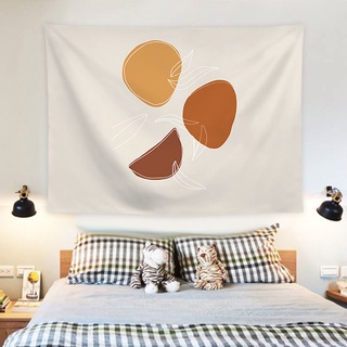 Tấm vải treo tường trang trí phông nền phòng ngủ phong cách Bắc Âu đơn giản xinh xắn