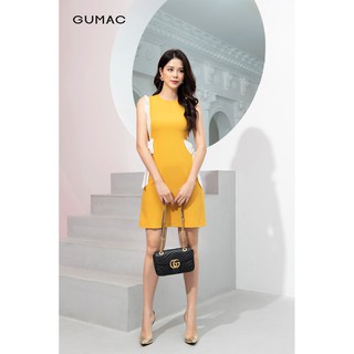Đầm nữ sát nách phối bèo DA9237 GUMAC