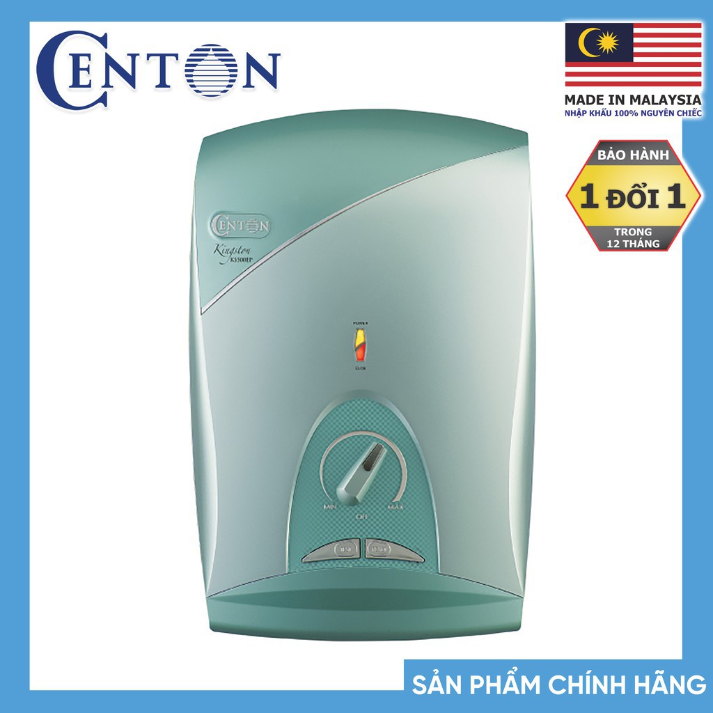 Máy nước nóng CENTON KS500E SOLID , nhập khẩu malaysia