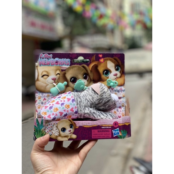 Đồ chơi mèo con có âm thanh - FurReal Newborns Kitty