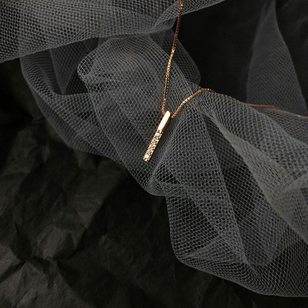 Dây Chuyền Mặt Hình Học Nhiều Màu Thời Trang Đơn Giản Cho Nữ