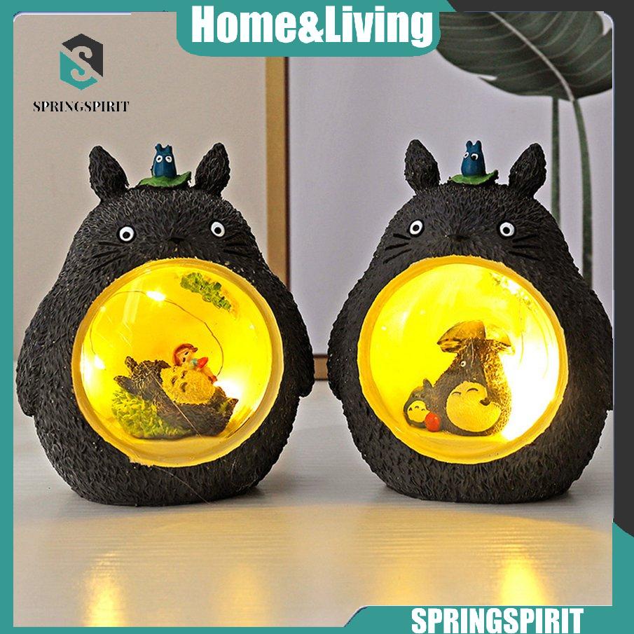 Đèn mô hình Totoro hoạt hình / đèn ngủ dễ thương / đèn trang trí phòng khách và phòng làm việc / đèn totoro