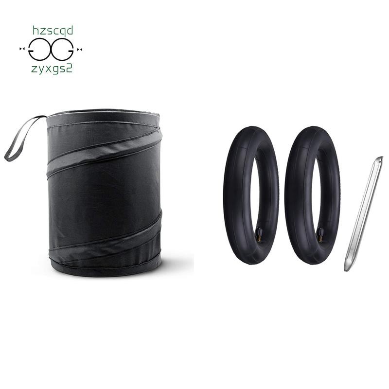 2Pcs Inner Tubes for Xiaomi Mijia M365 & 1x Car Trash Can, Portable Garbage Bin, Collapsible Pop-Up Waterproof Bag