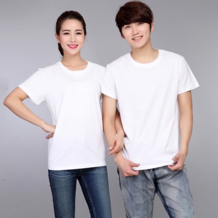 Áo Phông Trắng THOITRANG24H Vải Dày Unisex CHO NAM VÀ NỮ