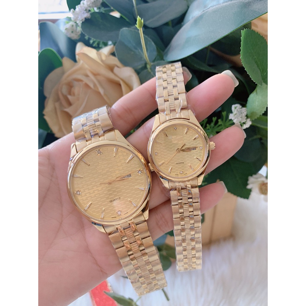 Đồng Hồ Nam Nữ Mega dây thép 28/40mm