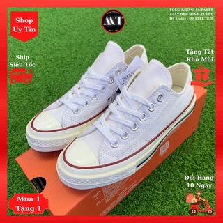Giày quốc dân Con-verse 1970 Đen cổ thấp sneaker thời trang Nam Nữ cao cấp, giày vải cannvas thể thao hot trend