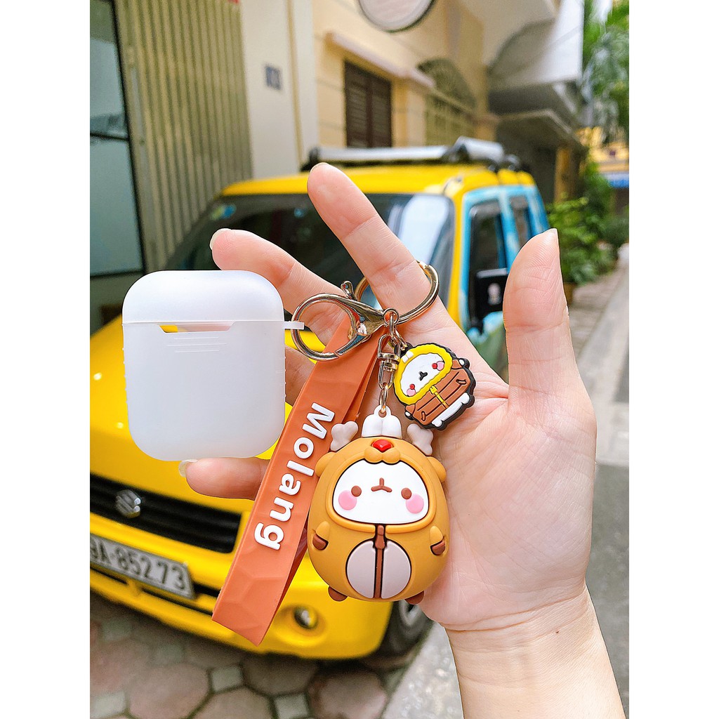 [Mã ELHA22 giảm 5% đơn 300K] Móc trang trí airpod Molang siêu xịn ✔️ cực chất ✔️ cầm chắc tay ✔️ loại xịn