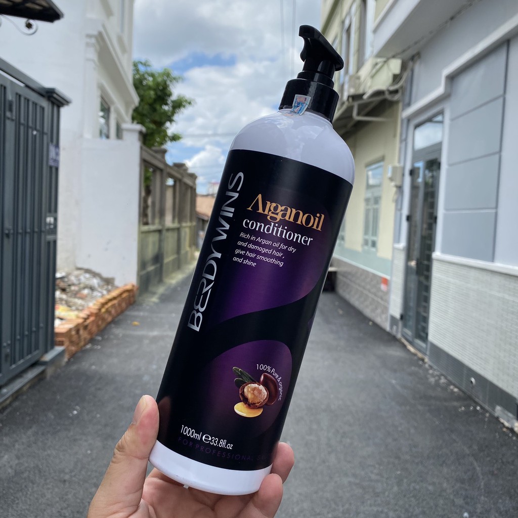 Dầu xả siêu mềm mượt Arganoil Berdywins Conditioner 1000ml