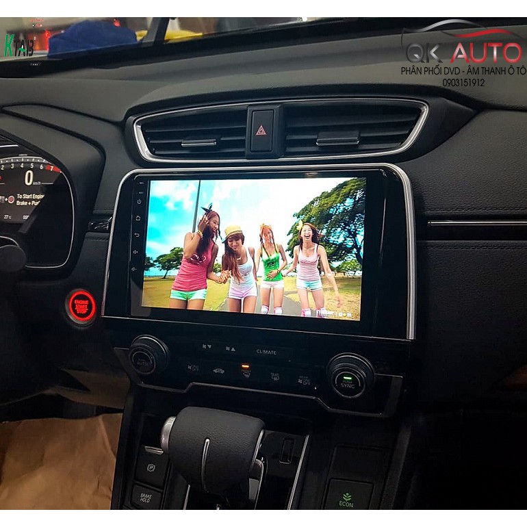 MÀN HÌNH ANDROI 9.1 HONDA CRV 2018 DÙNG SIM 4G