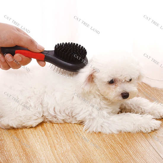 LƯỢC CHẢI LÔNG CHÓ MÈO, CÓ 2 MẶT, PHÙ HỢP VỚI NHIỂU LOẠI LÔNG