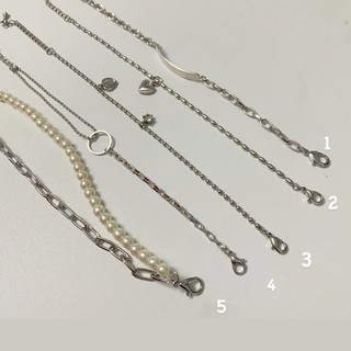 [AURORA] vòng tay bạc đơn giản, lắc tay bạc nữ