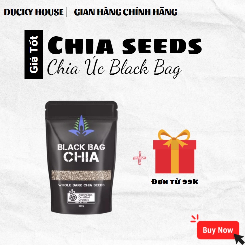 Hạt chia Úc - Black Bag - 500g