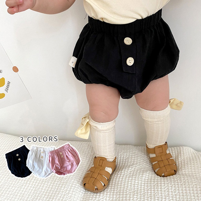 Quần Short Cotton Hình Trái Bí Ngô Dễ Thương Cho Bé