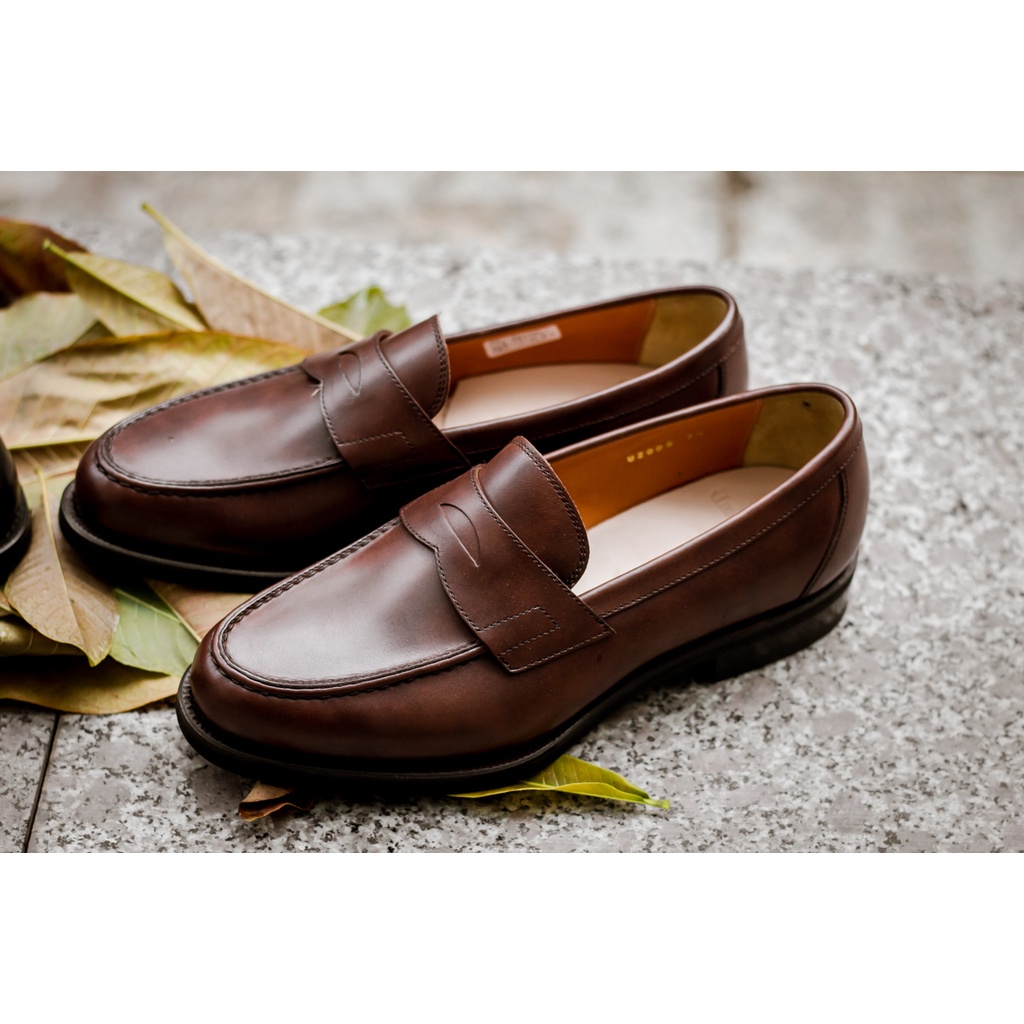 Giày tây nam da bê Loafer thủ công cao cấp U 2008 của thương hiệu Union Imperial