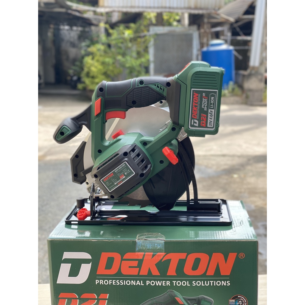 Máy Cưa Gỗ 185mm Dekton / D21-CG185 / Motor Brushless / Tặng Kèm 1 Chuyên Vít 180Nm