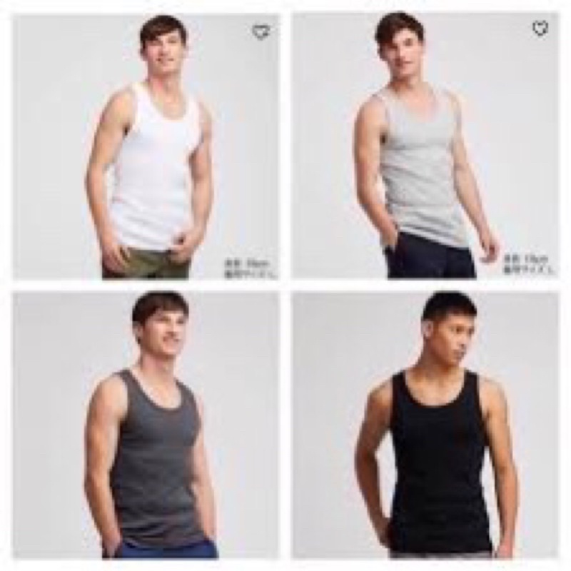 UNIQLO Nhật- Áo Ba Lỗ Dry Tanktop Nam