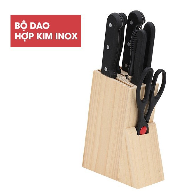 BỘ DAO HỢP KIM INOX CAO CẤP 8 MÓN