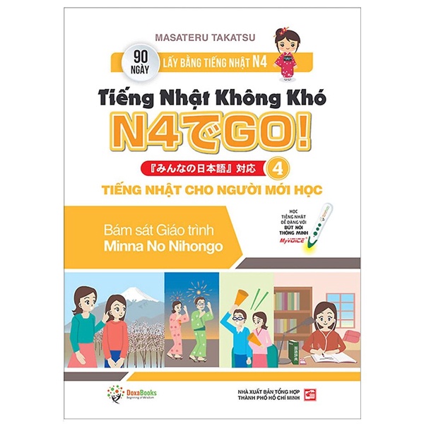 Sách - Tiếng Nhật Không Khó: Tiếng Nhật Cho Người Mới Học (Quyển 4 )