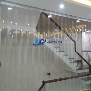 Rèm Nhựa Cao 2.3m PVC Ngăn Lanh Cho Cửa Độ Dày 2mm.