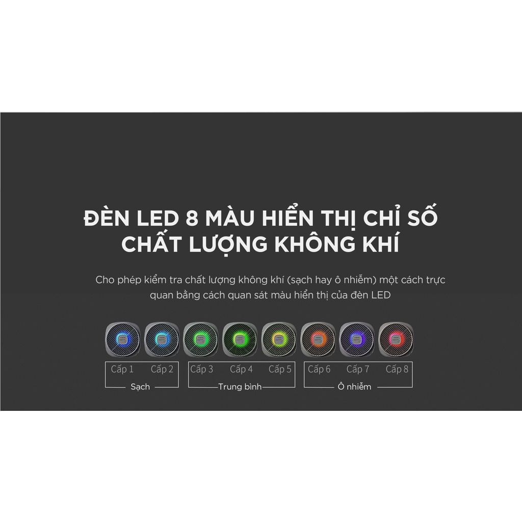 Máy lọc không khí Cuckoo 66m2 CAC-K1910FW - Lọc toàn diện 360 độ - Đèn LED hiển chất lượng không khí - Hàng chính hãng