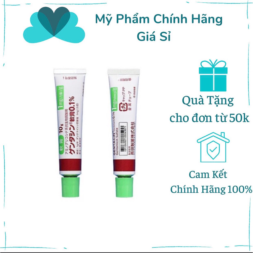 Kem Mờ Sẹo Gentacin Làm Mờ Sẹo Lồi Sẹo Rỗ Sẹo Thâm Nhật Bản 10g