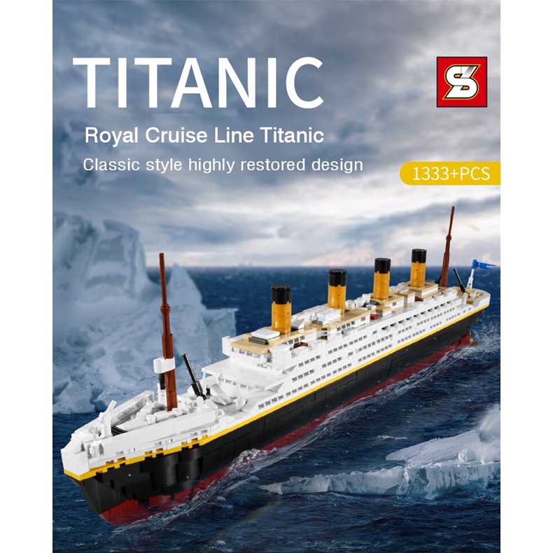 Đồ chơi Lắp ráp Mô hình Tàu TITANIC SY0400