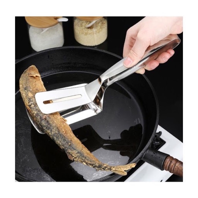 Kẹp gắp đồ chiên nóng, lật đồ ăn tiện lợi