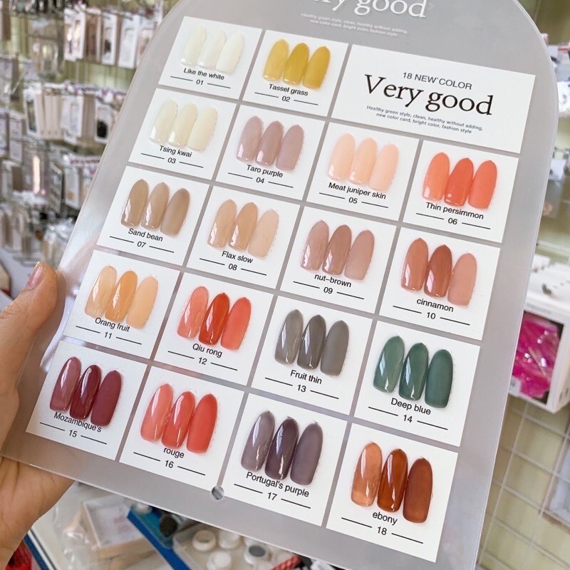 Set sơn thạch 18 màu VERY GOOD siêu phẩm