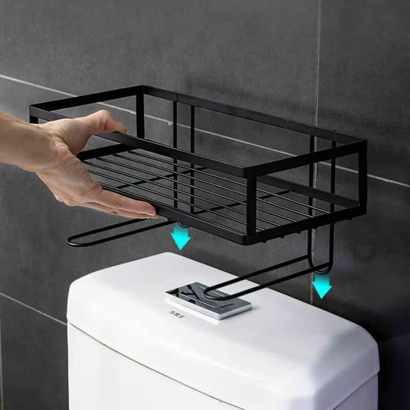 KỆ SẮT MINI ĐỂ SAU TOILET SƠN TĨNH ĐIỆN CHỐNG GỈ SIÊU ĐẸP