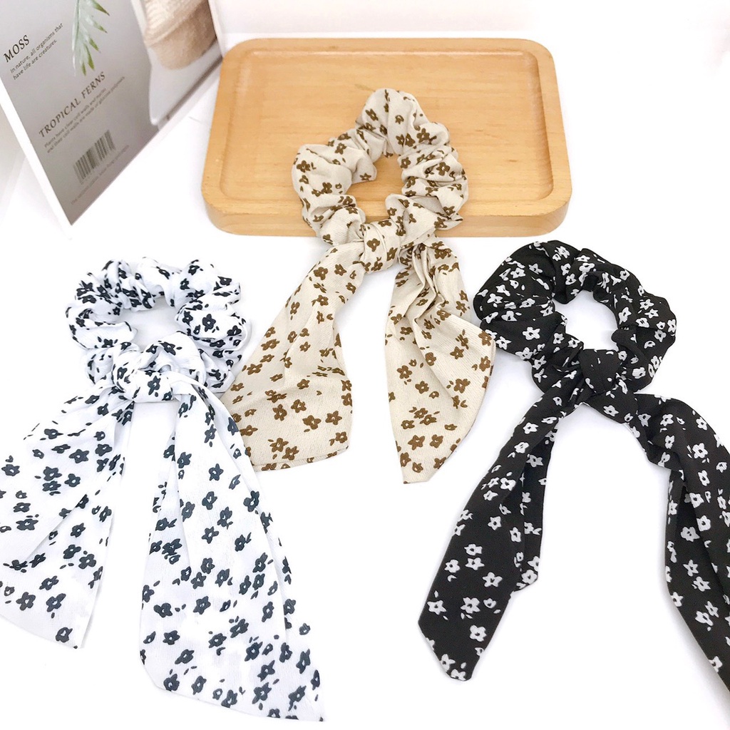 set Dây Buộc Tóc Nơ Scrunchies ( Nơ The Fruit ) SiêuThích