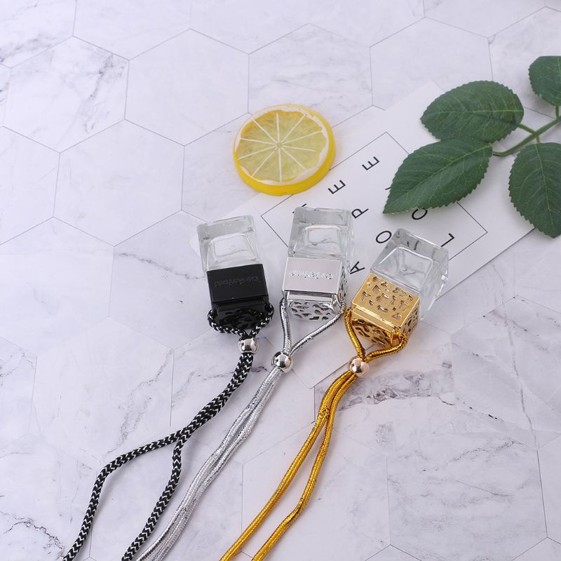 Lọ đựng tinh dầu / nước hoa treo xe hơi bằng thủy tinh trong suốt