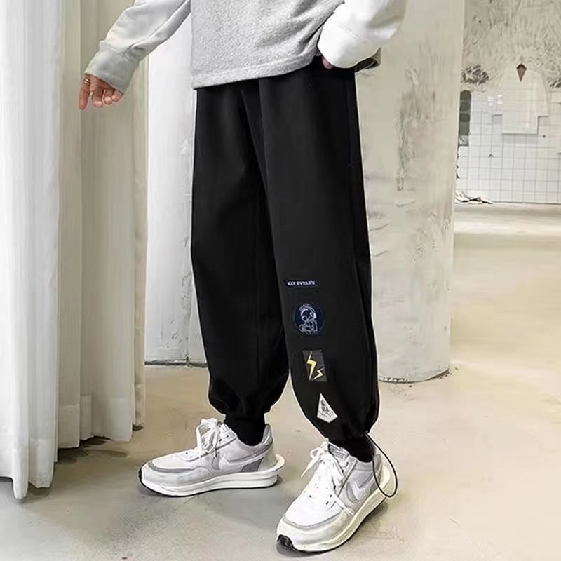 Quần thể thao ống rộng thoải mái thời trang Hàn Quốc cho nam size M-5XL