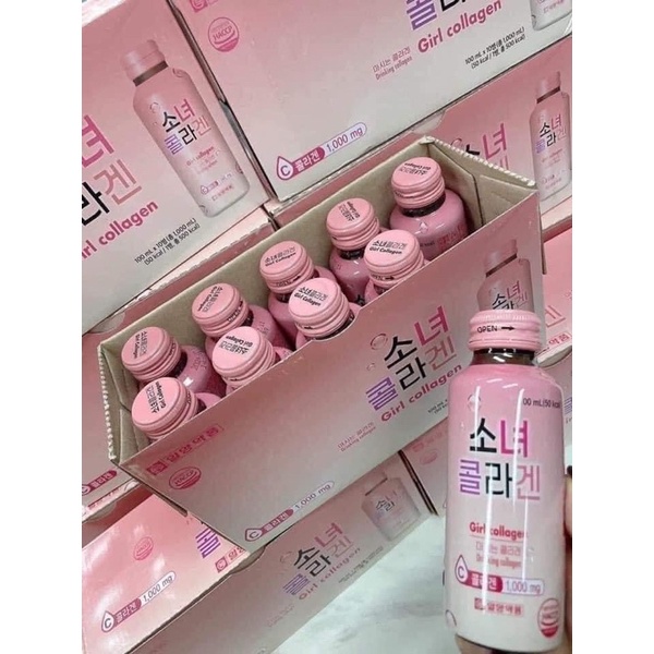 Girl Collagen - Nước Uống Làm Đẹp Da 10 chai x 100ml