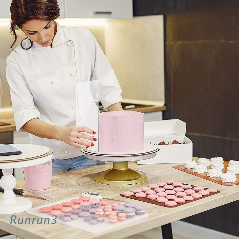 Dụng cụ chà láng bánh kem 2 kiểu hình chữ nhật và thiết kế răng cưa