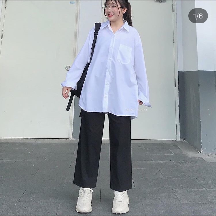 Quần Ống Rộng Kaki Nam Nữ Cạp Cúc Fullsize Form Rộng Ulzzang Q06